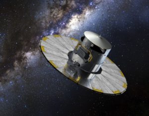 Recreación do satélite Gaia. Imagen: ESA.