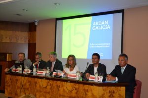 Acto de presentación do Ardán, de Zona Franca, e o informe elaborado xunto á UVigo.