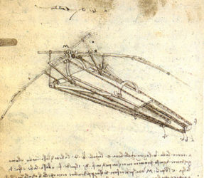 Máquina voadora de Leonardo.