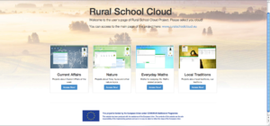 Entorno web do proxecto Rural School Cloud, desenvolvido en Galicia pola USC e o CESGA