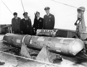 Bomba nuclear recuperada en Palomares.