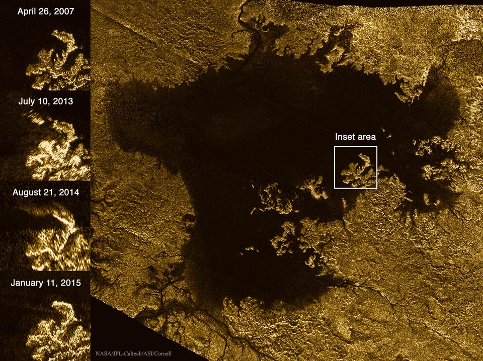 Créditos da imaxe: Cassini Radar Mapper, Cornell, JPL, ESA, NASA