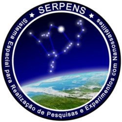Emblema do programa Serpens da Axencia Espacial Brasileira.