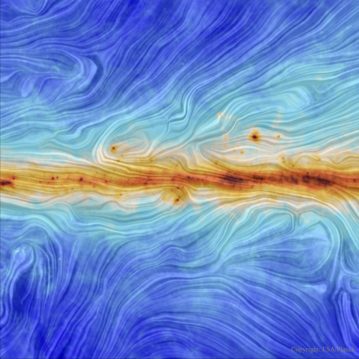 O campo magnético da nosa galaxia desde o Planck
