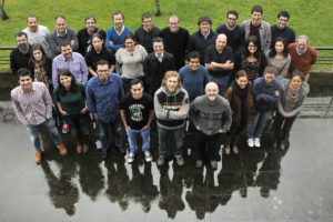 A representación da USC participará nos experimentos LHCb e Alice. Foto: Santi Alvite.