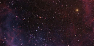 NGC 602 na nebulosa do Lagarto Voador