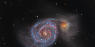 M51: a galaxia Remuíño
