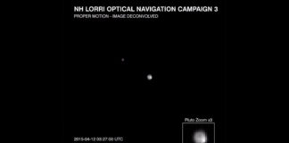 Imaxe de Plutón tomada pola nave espacial automática New Horizons da NASA