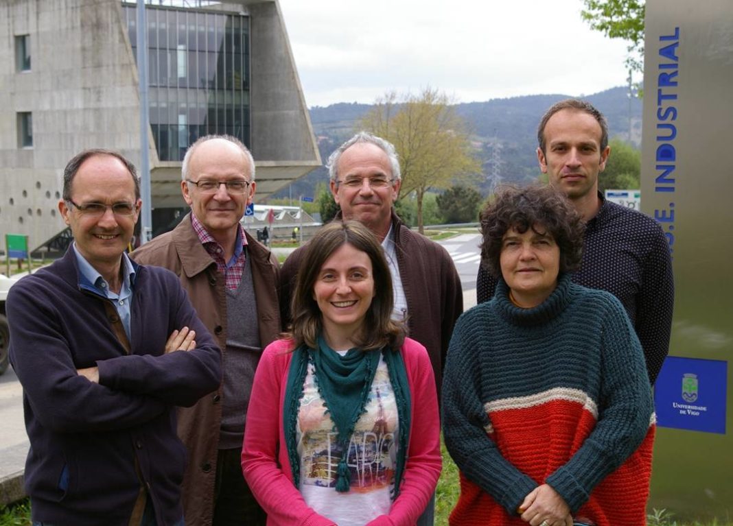 Os científicos Pío González, Roberto Valdés, Stefano Chiussi, Miriam López, Julia Serra y Stefan Stefanov.