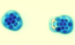 Outra imaxe da molécula efímera arino.