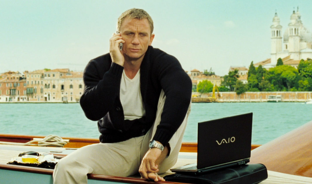 A marca Sony é unha das habituais nas últimas entregas de James Bond.