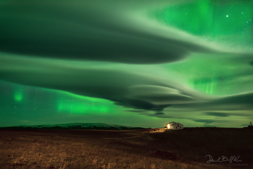 Aurora boreal. Créditos da imaxe e copyright: Daniele Boffelli