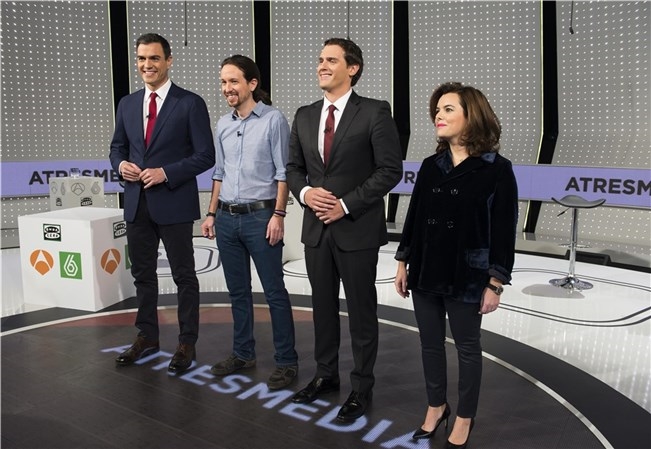 Debate electoral en Antena 3.