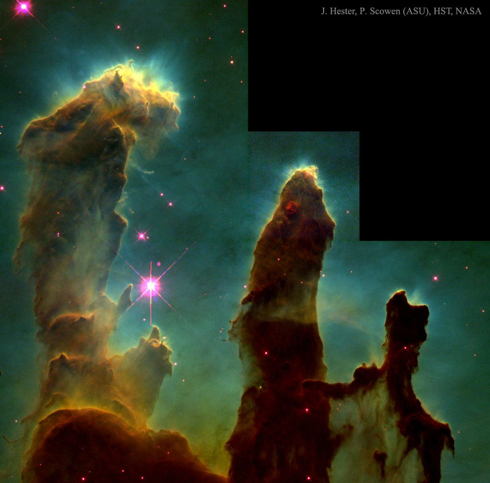 Créditos da imaxe: J. Hester, P. Scowen (ASU), HST, NASA
