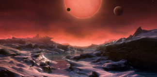Recreación artística dos novos exoplanetas.