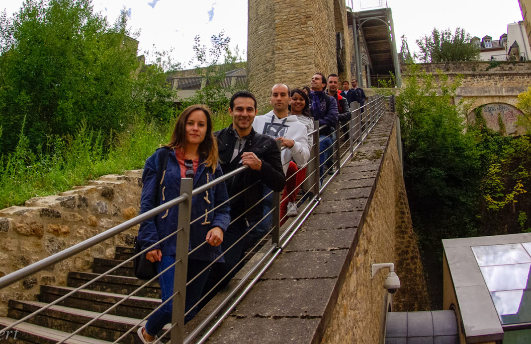 Os participantes dunha edición pasada do programa nunha visita a Luxemburgo / DUVI.