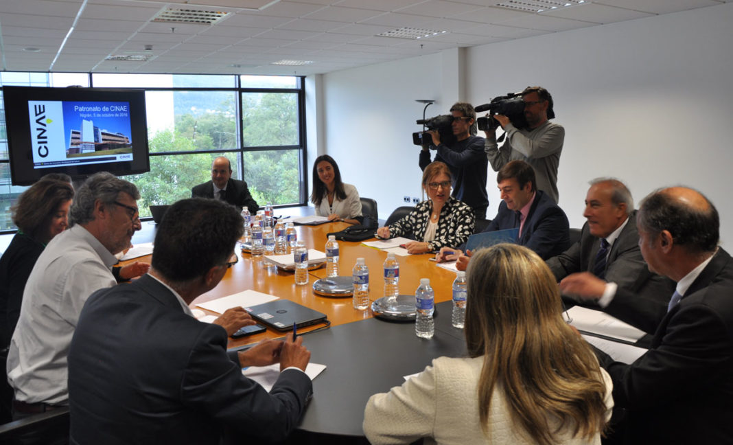 Reunión do padroado do CINAE en Porto do Molle, instalacións de Zona Franca de Vigo en Nigrán.