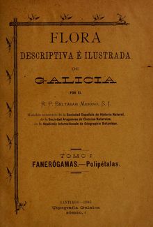 Flora de Galicia de Baltasar Merino