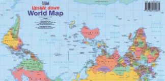 O mundo ao revés: o mapamundi Upside Down que é un éxito en Australia.