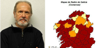 Juan Miguel Barros é, xunto a Alberto Ruano, autor do Mapa do Radon en Galicia.