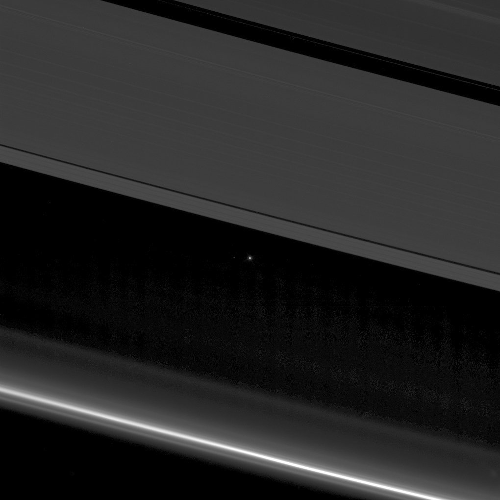 A Terra, retratada desde Cassini a mediados deste mes, a 1.400 millóns de quilómetros de distancia. Créditos da imaxe: Cassini Imaging Team, SSI, JPL, ESA, NASA