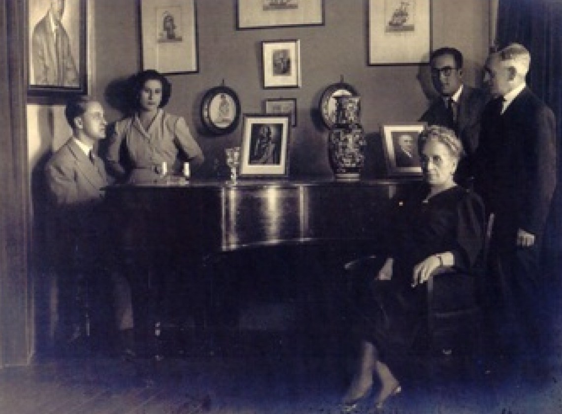 María Barbeito e a súa familia