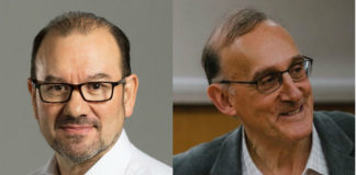 Antonio López e Manuel Reigosa, novos reitores da USC e a UVigo, respectivamente.