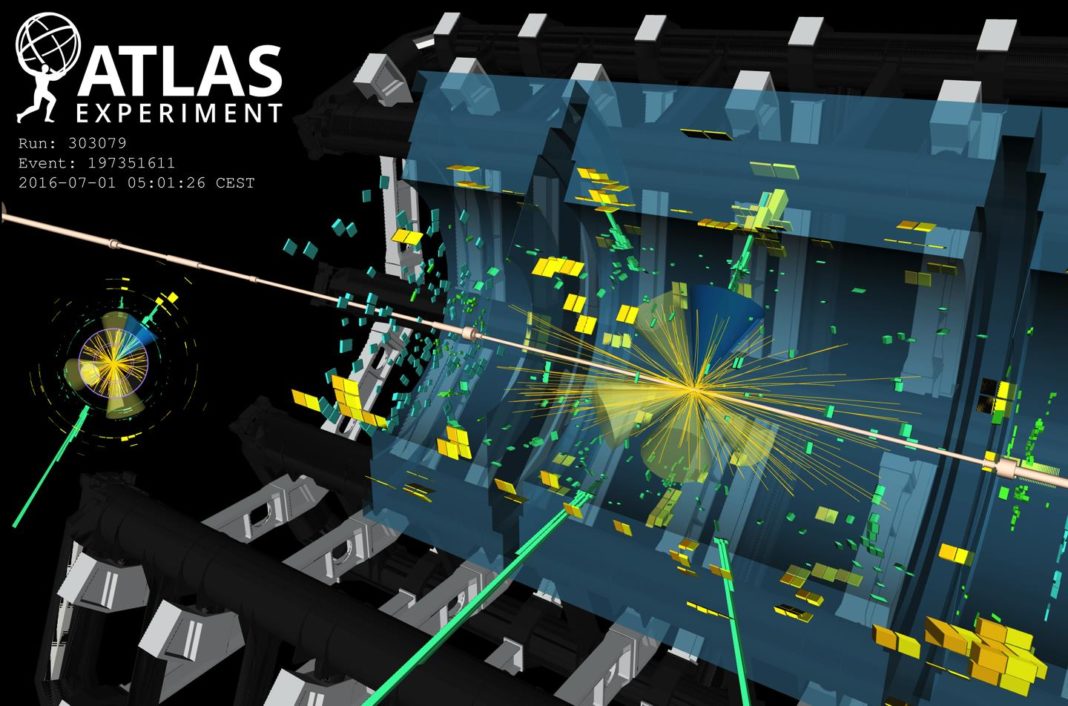 O achado contribuirá a mellorar o coñecemento do bosón de Higgs, clave para entender a física. Fonte: CERN.