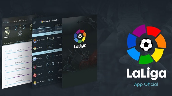 A 'app' de La Liga conta con máis de 10 millóns de descargas.
