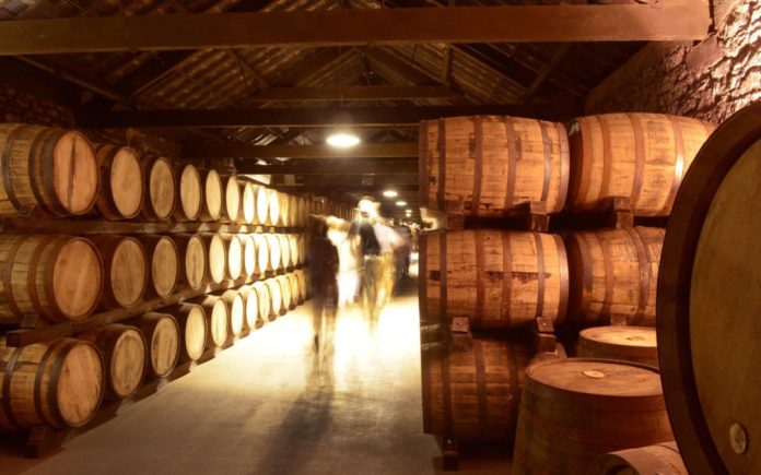 Bodega de whisky. Foto: Irish Destillers.