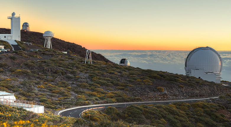 Roque de los Muchachos, un dos grandes observatorios de Canarias. Foto: IAC.