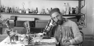 Ramón y Cajal, nun retrato dos anos 80 do século XIX.