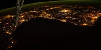 Vídeo desde a Estación Espacial, con Galicia á esquerda da imaxe.