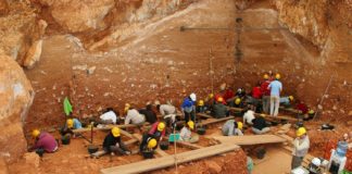 Escavacións na Gran Dolina de Atapuerca. Foto: Mario Modesto Mata. CC BY-SA 3.0