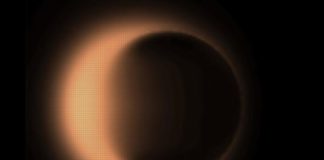 Simulación dunha imaxe do buraco negro supermasivo Saxitario A* tomada polo Event Horizon Telescope. Fonte: Science News.