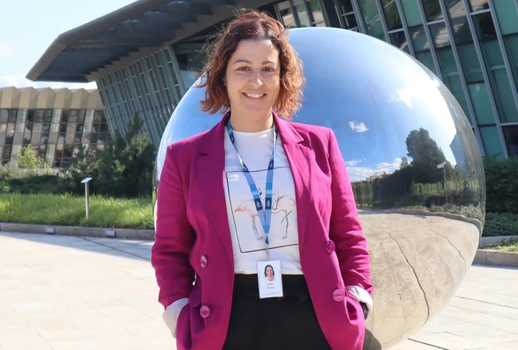 Laura Fachal, investigadora do instituto Sanger. 
