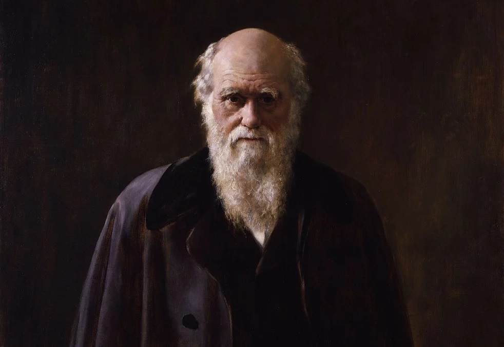 Retrato de Charles Darwin, obra de John Collier (1881-1883), exposto na National Portrait Gallery.