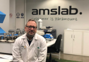 Manuel Lolo é o CEO de AMSlab, que ten a súa base no polígono do Ceao de Lugo.
