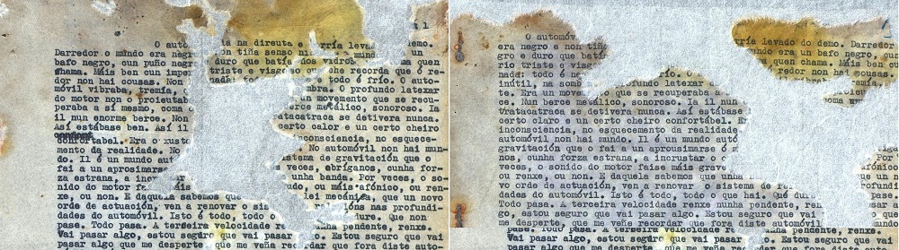 Estado de dúas das copias da obra de Ferrín. Fonte: Duvi.
