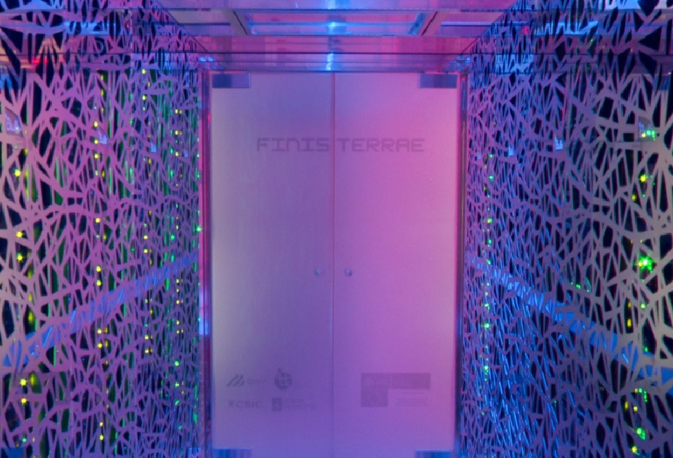 Supercomputador Finisterrae nas instalacións do Cesga en Santiago. Fonte: cesga.es.