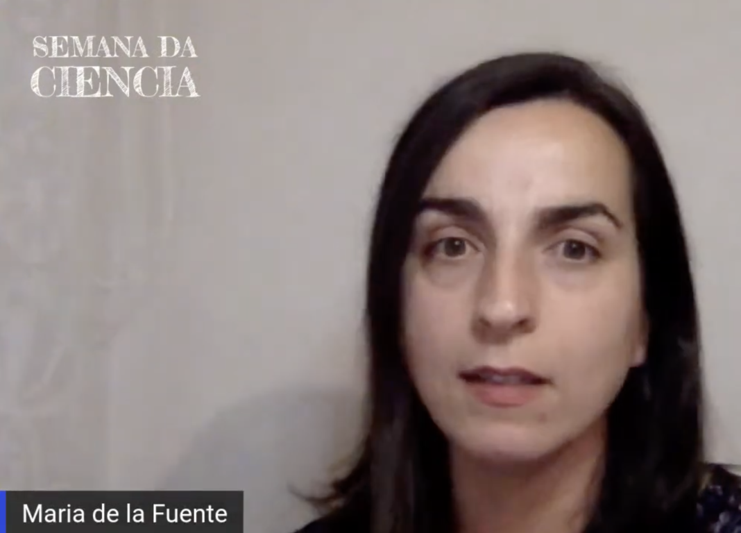María de la Fuente, durante a entrevista da Semana da Ciencia de Pontevedra.