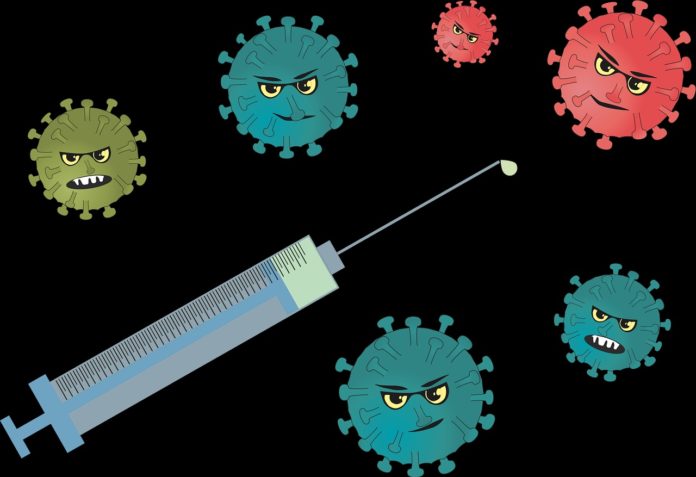 A gripe require distintas vacinas para adaptarse aos cambios na circulación do virus. Ilustración: Pixabay.