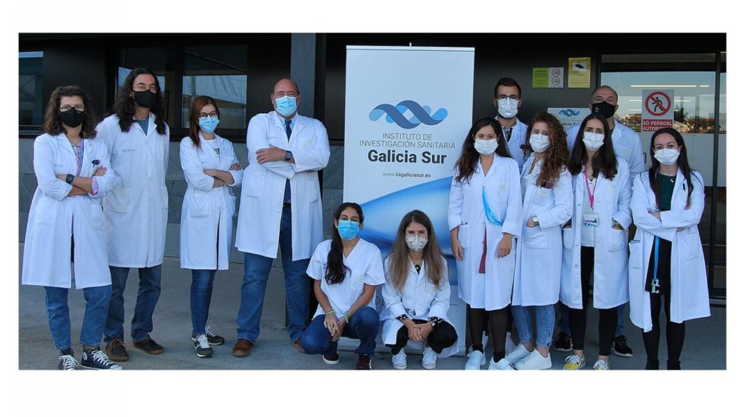 Investigadores do Grupo de Neurociencia Traslacional do Instituto de Investigación Sanitaria Galicia Sur. Foto: Sergas.