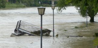 As inundacións son unha das consecuencias do cambio climático.