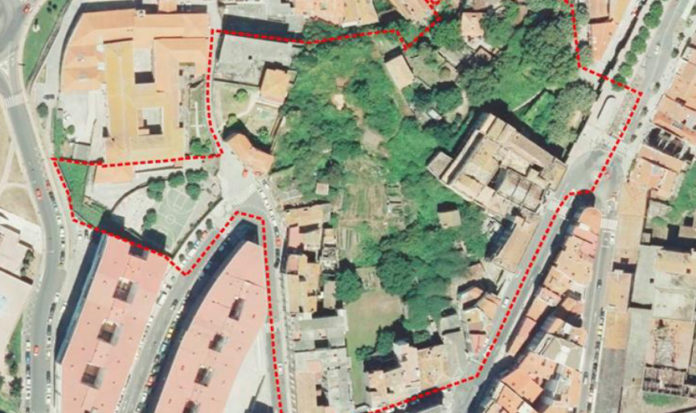 Área do Barrio do Cura afectada pola modificación do Plan Xeral, na que se están a realizar as catas arqueolóxicas. Foto: Concello de Vigo