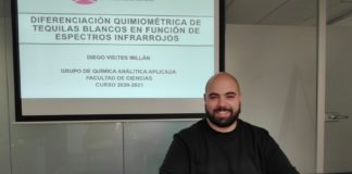 Diego Vieites Millán foi premiado pola súa investigación para o desenvolvemento dun método analítico. Colexio Oficial de Químicos de Galicia.