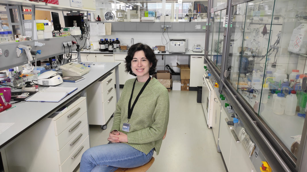 A investigadora premiada do CiQUS, Soraya Learte. Foto: CiQUS