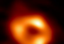 Primeira imaxe de Saxitario A*, o buraco negro supermasivo no centro da Vía Láctea. Foto: CSIC