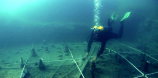 Os xacementos subacuáticos conservan mellor os restos arqueolóxicos. Crédito: Juan F. Gibaja