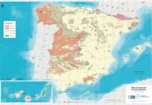 Mapa do potencial de radon en España. Consello de Seguridade Nuclear